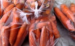 Features of storing carrots in bags underground in winter