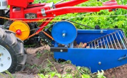 Cómo hacer una excavadora de patatas casera para tractor.