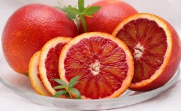 ¿Cómo se llama una naranja roja?