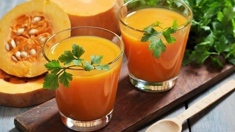 Como fazer suco de abóbora espremido na hora: as melhores receitas com adição de vegetais e frutas, uso para tratamento