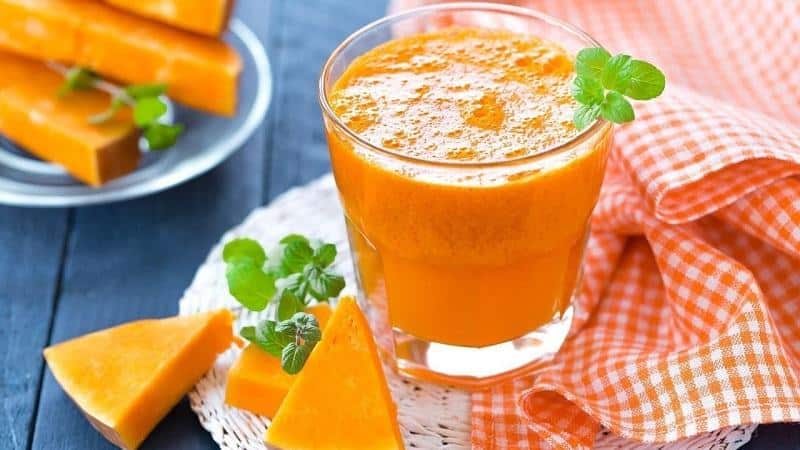 Como fazer suco de abóbora espremido na hora: as melhores receitas com adição de vegetais e frutas, uso para tratamento