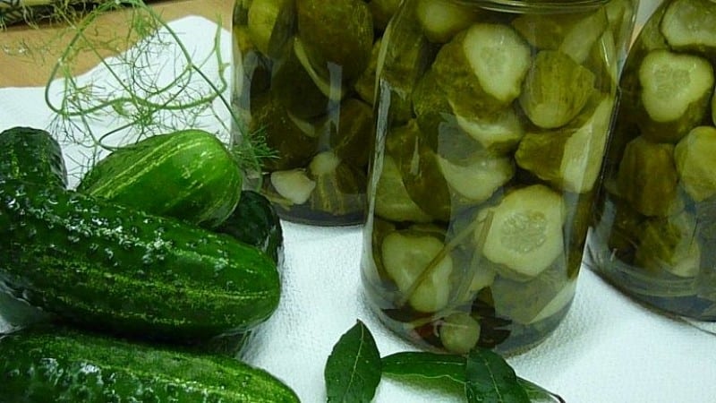 How to prepare pickled cucumbers in slices for the winter: the best recipes