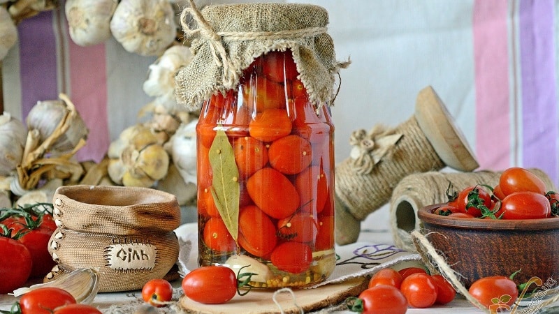 Préparer les tomates cerises pour l'hiver : les recettes conservées les plus délicieuses et les recommandations pour leur préparation