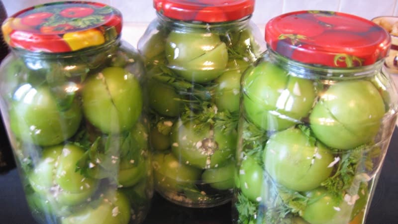 How to deliciously cook salted green tomatoes for the winter: a selection of the best recipes