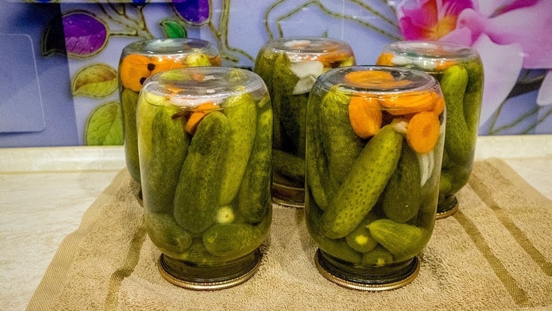 The most delicious preparations of pickled cucumbers with citric acid