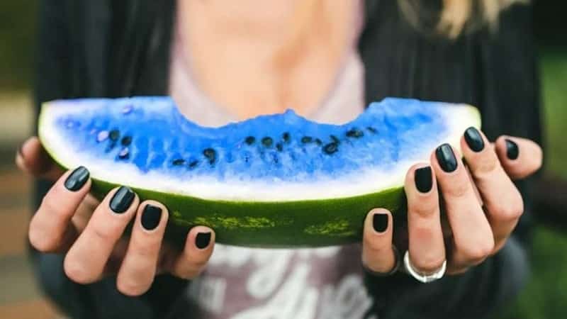 Gibt es blaue Wassermelonen oder ist das ein Internet-Mythos?