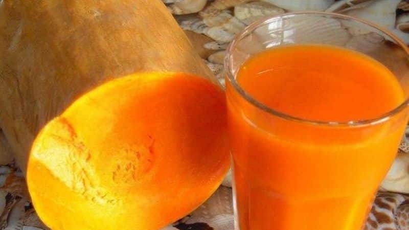 Resipi yang paling lazat dan sihat untuk menyediakan jus labu dalam pemerah jus untuk musim sejuk