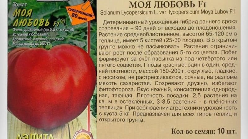 Да ли парадајз Ми Лове оправдава своје име: предности и недостаци хибрида