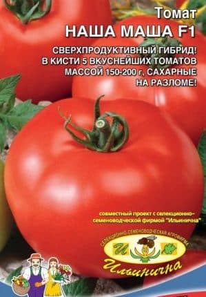 Um guia para jardineiros iniciantes: cultivo de tomate híbrido Nasha Masha f1