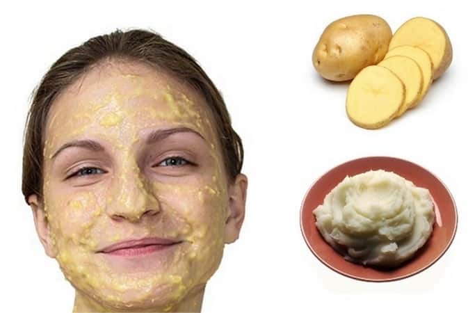 Efecte sorprenent de la màscara facial de patata crua