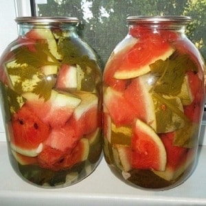 The most delicious recipes for watermelons for the winter in jars with citric acid