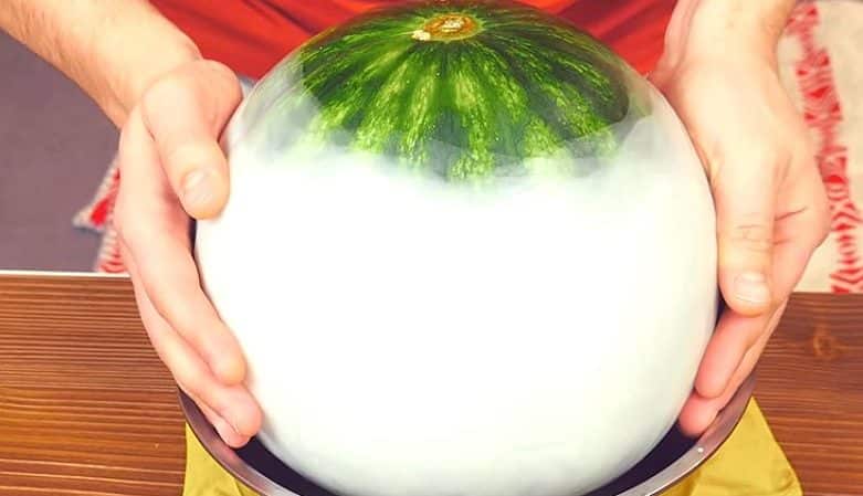 Wassermelone bis Neujahr zu Hause konservieren