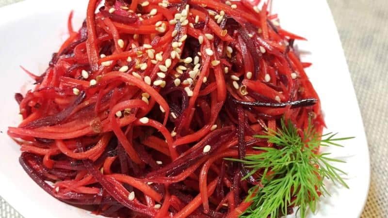 Useful properties and calorie content of grated carrots