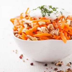 Useful properties and calorie content of grated carrots