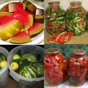 Recipes for canning watermelons with mustard for the winter