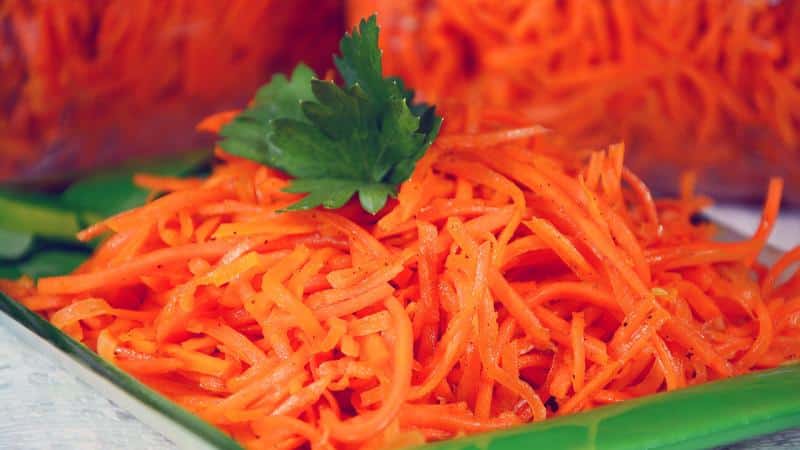 Comment conserver les carottes coréennes au réfrigérateur et pendant combien de temps