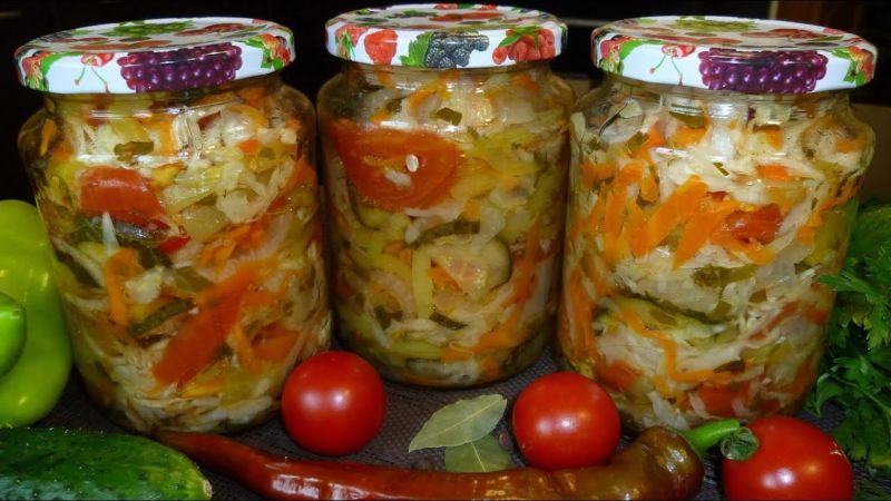 So bereiten Sie Sauerkraut mit Paprika lecker für den Winter zu