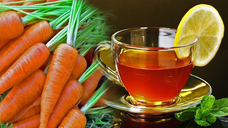 Mga kapaki-pakinabang na katangian at ang pinaka masarap na mga recipe para sa carrot tea