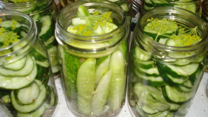 Delicious recipes for pickled Chinese cucumbers for the winter