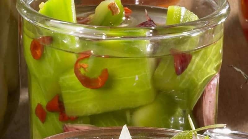 The best recipes for stalked celery preparations for the winter