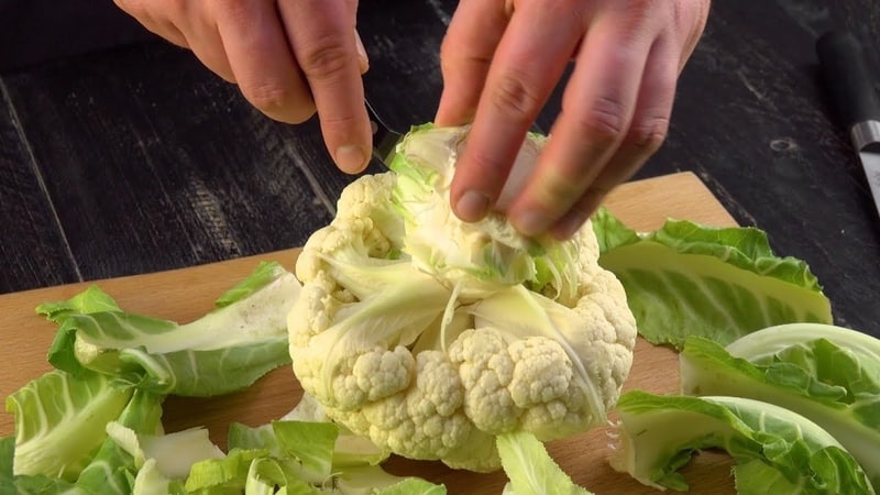 Cómo preparar coliflor coreana para el invierno: una receta clásica y sus variaciones