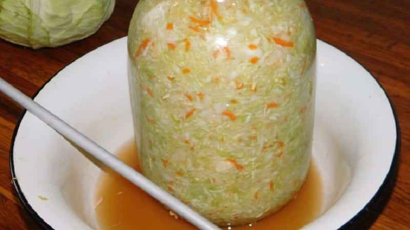 Apa yang perlu dilakukan jika sauerkraut terlalu masin