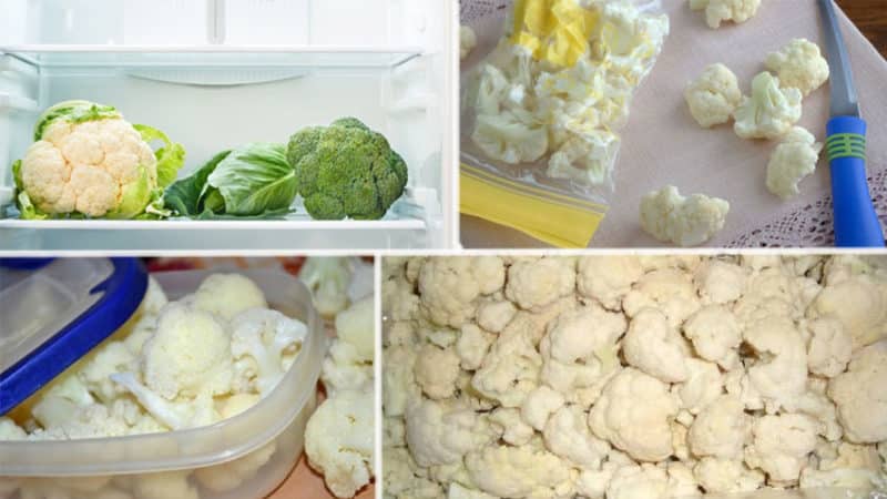 How to properly store cauliflower