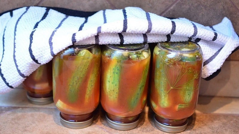 Tolle Rezepte für Wintergurken mit Chili-Ketchup im Literglas