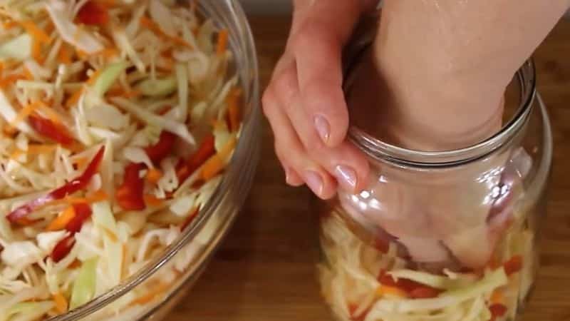 Instructions étape par étape pour bien mariner le chou avec des piments forts : variantes de recettes