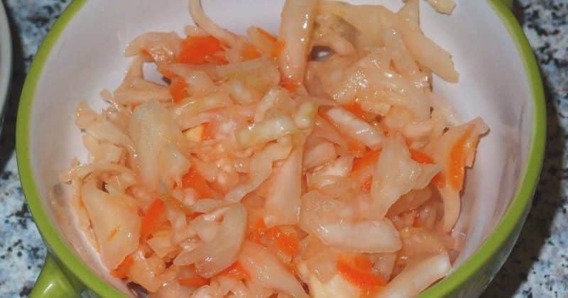 Recetas sencillas pero muy sabrosas de chucrut sin vinagre