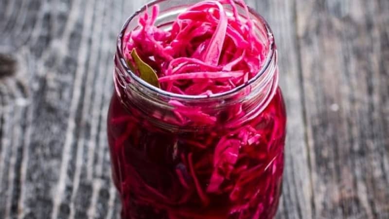 As mais deliciosas receitas de repolho roxo em conserva para o inverno