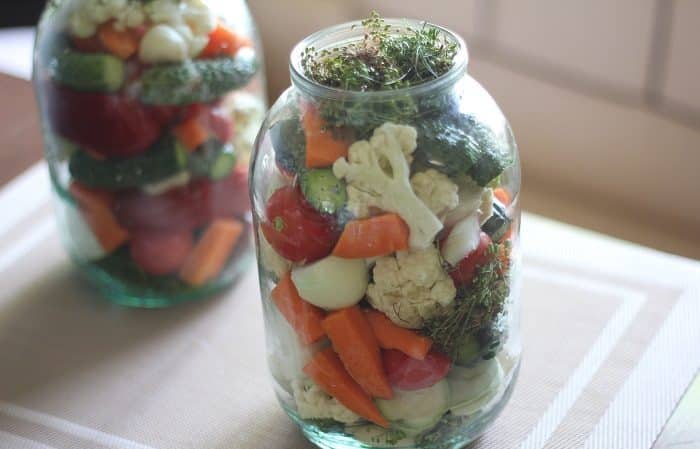 As mais deliciosas receitas de couve-flor, pepino e tomate variados para o inverno