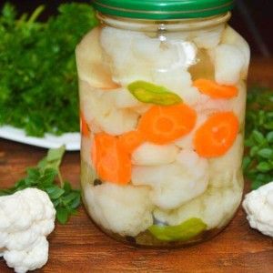 Recetas de deliciosa coliflor en escabeche crujiente para el invierno