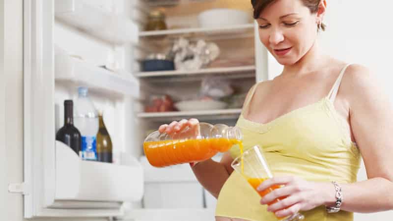 Is it possible to drink carrot juice during pregnancy?