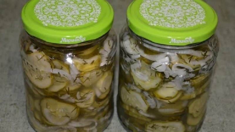 Cara menyediakan timun Nizhyn untuk musim sejuk: resipi salad mengikut GOST dan pilihan memasak lain