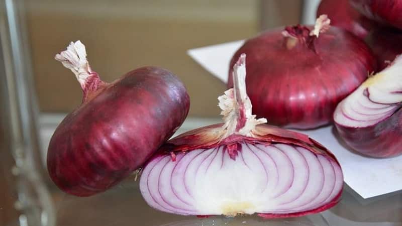 Merkmale des Anbaus und wohltuende Eigenschaften roter Zwiebeln