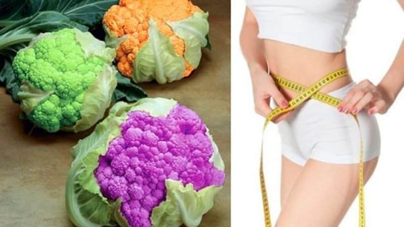 Usar coliflor para bajar de peso: beneficios y daños, menú de muestra para la semana, reseñas y resultados.