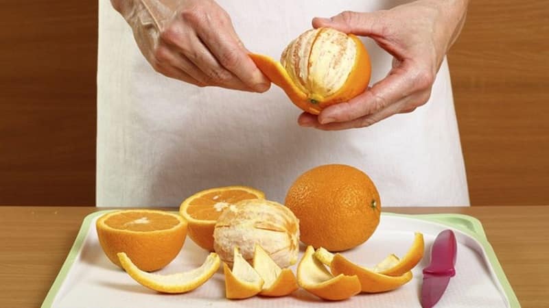 What are the benefits of orange zest for the human body?