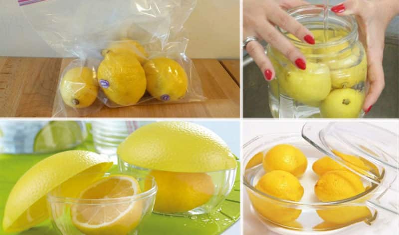 Las mejores formas de conservar limones en casa.