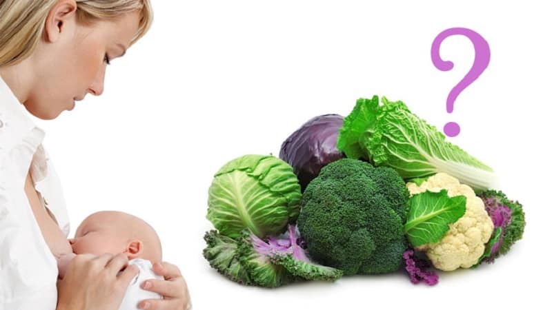 Is it possible to include broccoli in the diet while breastfeeding?