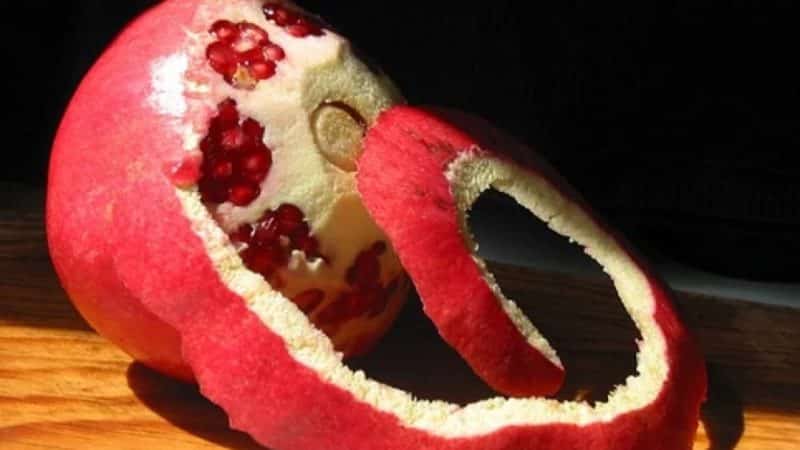 Useful properties of pomegranate peels and ways to use them