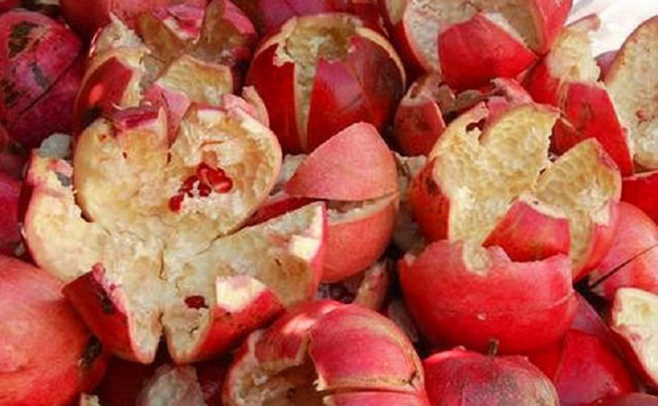 Useful properties of pomegranate peels and ways to use them