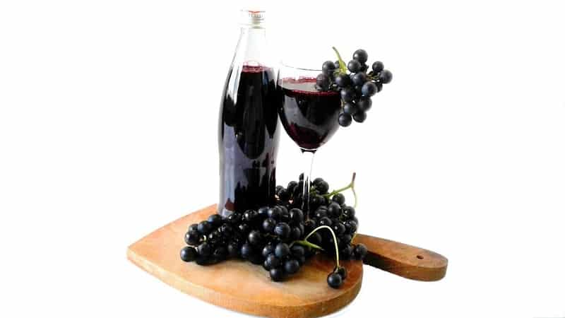 Benefits and harms of grape juice, preparation and use