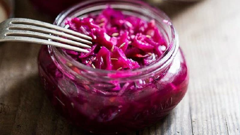 Receitas instantâneas de repolho roxo