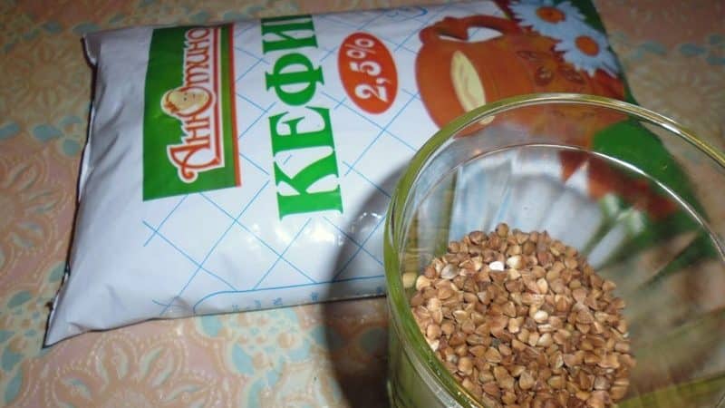 Có bao nhiêu kcal trong kiều mạch thô với kefir? Hàm lượng calo của cháo luộc với kefir