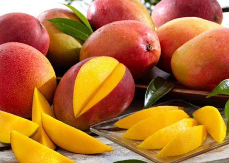 hoe ziet een mango eruit